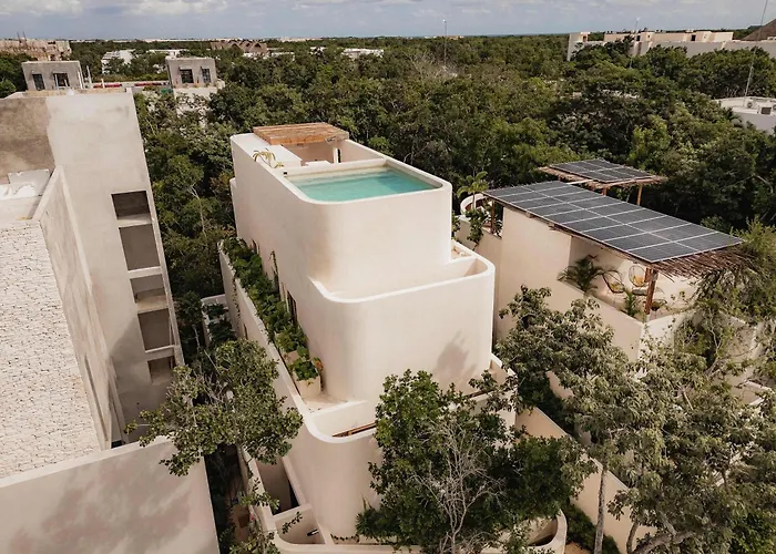 Vakantiehuis Luxury Rooftop Pool 4br Security Tulum Pueblo
